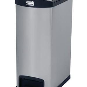 Rubbermaid Produkty komercyjne 1901993 50 litrów Końcówka Stopniowa Stopka na odpady ze stali nierdzewnej Czarny Rubbermaid Produkty komercyjne 1901993 50 litrów Końcówka Stopniowa Stopka na odpady ze stali nierdzewnej Czarny