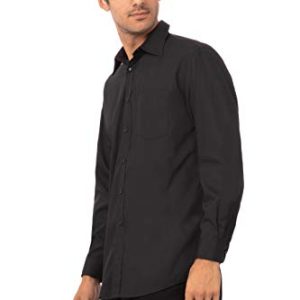 Uniform Works A798-S Unisex koszulka z długim rękawem, czarna Uniform Works A798-S Unisex koszulka z długim rękawem, czarna