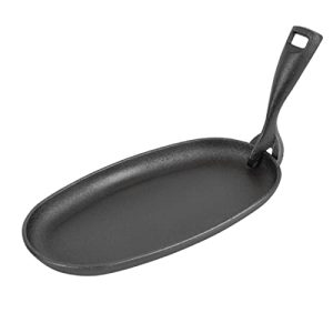 Olympia Żeliwna patelnia z sizzlerem 240 x 140 mm do gotowania powłoka komercyjna Olympia Żeliwna patelnia z sizzlerem 240 x 140 mm do gotowania powłoka komercyjna
