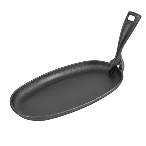 Olympia Żeliwna patelnia z sizzlerem 240 x 140 mm do gotowania powłoka komercyjna