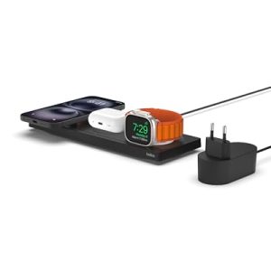 Belkin BoostCharge Pro 3in1 – 15 W Czarny Bezprzewodowa ładowarka Belkin BoostCharge Pro 3in1 – 15 W Czarny Bezprzewodowa ładowarka