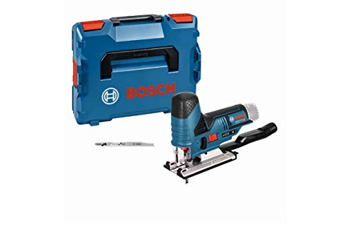 Bosch Professional system 12V: akumulatorowa wyrzynarka GST 12V 70 (2 brzeszczoty, stopka ślizgowa, osłona przeciwodpryskowa, głęb. cięcia w drewnie: mm, walizka L BOXX ) - obrazek 1