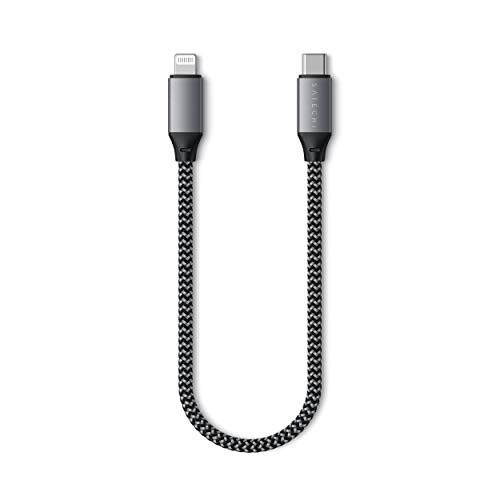 Satechi Kabel USB-C do Lightning – 25 cm – Z certyfikatem MFi Satechi Kabel USB-C do Lightning – 25 cm – Z certyfikatem MFi