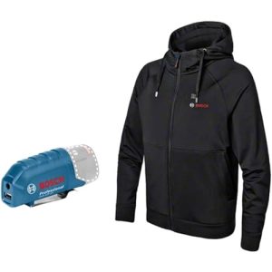 Bosch Professional Ogrzewana bluza z kapturem GHH 12+18V XA (adapter USB do ładowania GAA 12V-21, bez akumulatora, opakowanie kartonowe) rozmiar XL Bosch Professional Ogrzewana bluza z kapturem GHH 12+18V XA (adapter USB do ładowania GAA 12V-21, bez akumulatora, opakowanie kartonowe) rozmiar XL