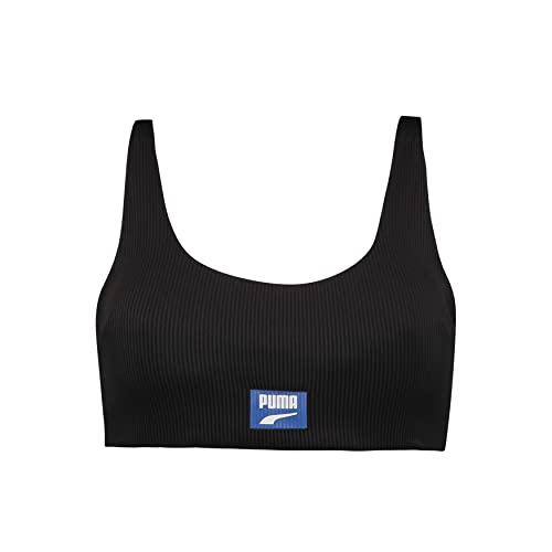 PUMA Damski top bikini typu Scoop Neck, Black Combo., L PUMA Damski top bikini typu Scoop Neck, Black Combo., L