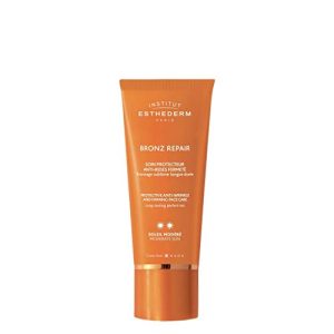 Institut Esthederm Bronz Repair ujędrniający przeciwzmarszczkowy krem do twarzy ze średnią ochroną UV 50ml Institut Esthederm Bronz Repair ujędrniający przeciwzmarszczkowy krem do twarzy ze średnią ochroną UV 50ml