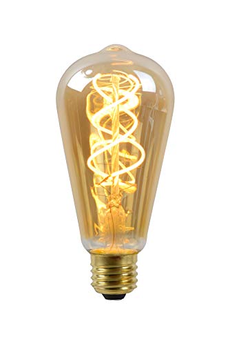 Żarówka LED E27 ST64 4W 2 200 K bursztyn czujnik - obrazek 1