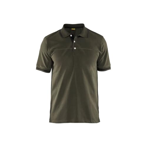 Blakläder 338910504599XS koszulka polo, oliwkowo zielona/czarna, XS - obrazek 1