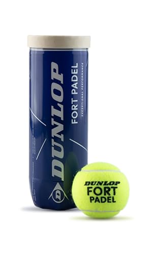 Dunlop Fort Padel Zatwierdzone przez FIP piłki do padla na mecze turniejowe (Lata 1×3) Dunlop Fort Padel Zatwierdzone przez FIP piłki do padla na mecze turniejowe (Lata 1×3)