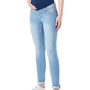 Noppies Damskie dżinsy Ella Over The Belly, Aged Blue P144, 28 Noppies Damskie dżinsy Ella Over The Belly, Aged Blue P144, 28