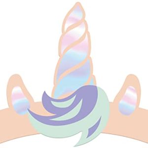 Folat 68327 Opaski na głowę Papier Unicorns & Rainbows 6 sztuk Folat 68327 Opaski na głowę Papier Unicorns & Rainbows 6 sztuk