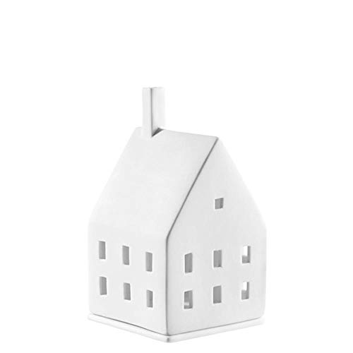 Räder Nowy domek na świeczki/domek podgrzewacze czarujące światło, porcelana, 7 x 10 cm