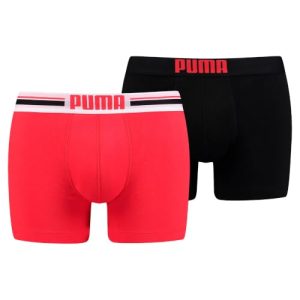 PUMA BOKSERKI MĘSKIE 2 PARY FASHION BOXER RED/BLACK 906519 07 Rozmiar: M PUMA BOKSERKI MĘSKIE 2 PARY FASHION BOXER RED/BLACK 906519 07 Rozmiar: M