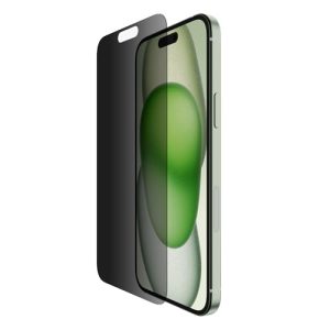 Belkin ScreenForce TemperedGlass antybakteryjna folia ochronna na wyświetlacz iPhone 15 Plus/iPhone 14 Pro Max, cienka i odporna zarysowania, łącznie z osłoną pozycjonującą do aplikacji bez Belkin ScreenForce TemperedGlass antybakteryjna folia ochronna na wyświetlacz iPhone 15 Plus/iPhone 14 Pro Max, cienka i odporna zarysowania, łącznie z osłoną pozycjonującą do aplikacji bez