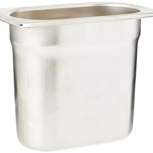 Vogue K826 stal nierdzewna 1/9 patelnia gastronorm 1 l / 150 mm głęboki pojemnik na żywność, srebrny Vogue K826 stal nierdzewna 1/9 patelnia gastronorm 1 l / 150 mm głęboki pojemnik na żywność, srebrny