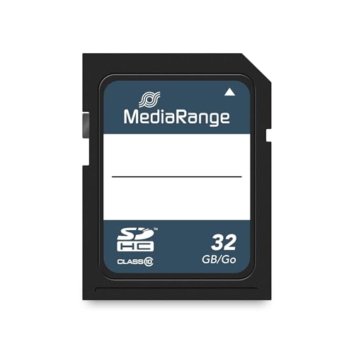 MediaRange SDHC karta pamięci 32 GB prędkość klasy 10, odczytu do 45 MB/s, zewnętrzna pamięć danych mobilnych urządzeń końcowych, takich jak aparaty cyfrowe lub smartfony - obrazek 1