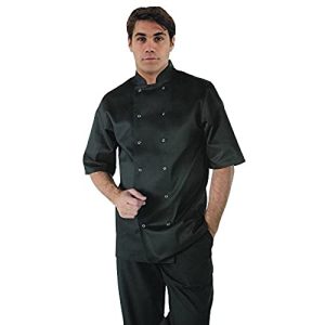 Odzież Whites Chefs A439 S Vegas Chef kurtka, krótki rękaw, czarna
