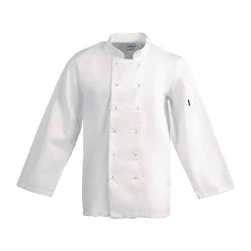 Whites Chefs Apparel A134 XS Vegas kurtka szefa kuchni, długi rękaw, biała - obrazek 1