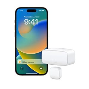 Eve Door & Window inteligentny czujnik kontaktowy, bezpieczeństwo domu, gotowy na przyszłość z Matter i Thread, kompatybilny Apple HomeKit, Alexa, Google Home, SmartThings Eve Door & Window inteligentny czujnik kontaktowy, bezpieczeństwo domu, gotowy na przyszłość z Matter i Thread, kompatybilny Apple HomeKit, Alexa, Google Home, SmartThings