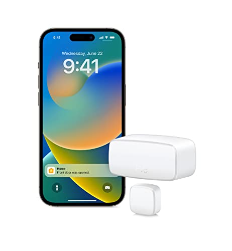 Eve Door & Window inteligentny czujnik kontaktowy, bezpieczeństwo domu, gotowy na przyszłość z Matter i Thread, kompatybilny Apple HomeKit, Alexa, Google Home, SmartThings Eve Door & Window inteligentny czujnik kontaktowy, bezpieczeństwo domu, gotowy na przyszłość z Matter i Thread, kompatybilny Apple HomeKit, Alexa, Google Home, SmartThings