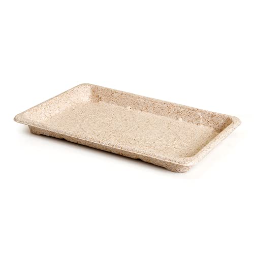50 sztuk Pudełka Sushi 'Bionic’ 23,5X15,5X2 Cm Natural Bagazo
