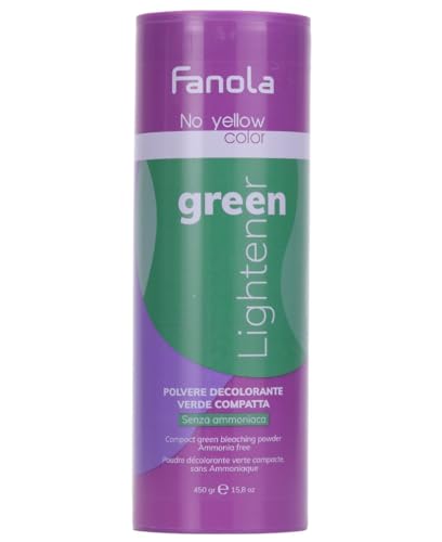 FANOLA, NO YELLOW, Rozjaśniacz do włosów Green, 450 g FANOLA, NO YELLOW, Rozjaśniacz do włosów Green, 450 g