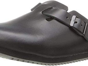 BIRKENSTOCK Boston Super Grip czarne sandały chodaki chodaki, czarny, 46 EU BIRKENSTOCK Boston Super Grip czarne sandały chodaki chodaki, czarny, 46 EU