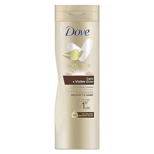 Dove Visible Glow Medium to Dark stopniowo opalający Balsam do opalania skóry samoopalający wszystkich rodzajów 6 x 400 ml Dove Visible Glow Medium to Dark stopniowo opalający Balsam do opalania skóry samoopalający wszystkich rodzajów 6 x 400 ml