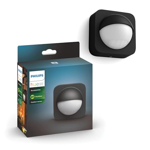 Philips Hue Zewnętrzny czujnik ruchu, inteligentne sterowanie oświetleniem, szeroki kąt widzenia, automatyczne działanie, łatwy montaż Philips Hue Zewnętrzny czujnik ruchu, inteligentne sterowanie oświetleniem, szeroki kąt widzenia, automatyczne działanie, łatwy montaż