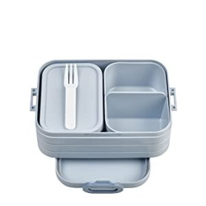 Mepal Take A Break Zestaw Średnich Pudełek Bento na Lunch, Pudełko Kanapki, Małe Przekąski i Resztki, 900 Ml, Niebieski (Nordic Blue) Mepal Take A Break Zestaw Średnich Pudełek Bento na Lunch, Pudełko Kanapki, Małe Przekąski i Resztki, 900 Ml, Niebieski (Nordic Blue)