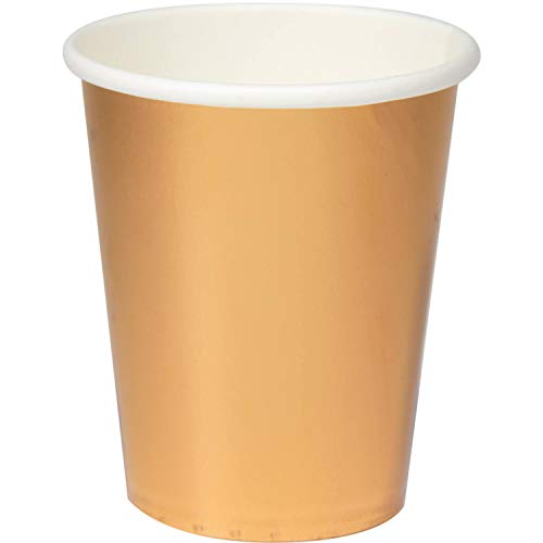 Folat Kubki metaliczne w kolorze różowo złotym 250 ml 8 sztuk Folat Kubki metaliczne w kolorze różowo złotym 250 ml 8 sztuk