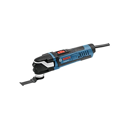 Bosch Professional: narzędzie wielofunkcyjne Multi Cutter GOP 40 30 (400 W, prędkość oscylacyjna bez obciążenia 8.000 20.000 min 1, 1 brzeszczot BIM do cięcia wgłębnego StarlockPlus)