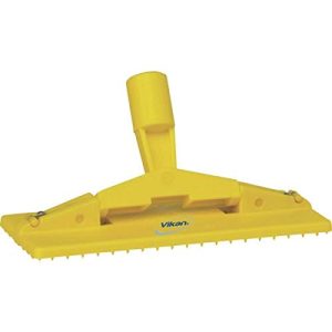 Vikan 55006 uchwyt na podkładkę podłogową do szorowania podłogi ściany powierzchnie robocze 235 mm, żółty Vikan 55006 uchwyt na podkładkę podłogową do szorowania podłogi ściany powierzchnie robocze 235 mm, żółty