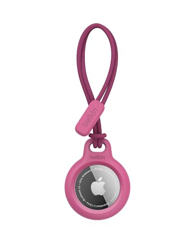Belkin Secure Holder with Strap for Airtag Pink Belkin Secure Holder with Strap for Airtag Pink
