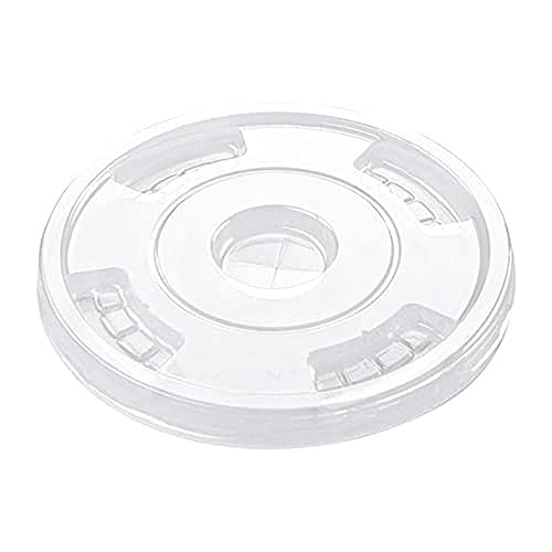 Fiesta Green Kompostowalne PLA płaskie pokrywki na zimne 300 ml / 45 500 (opakowanie 1000) - obrazek 1