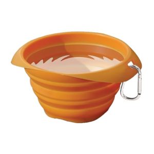 Kurgo Collaps Bowl 710ml składana miska dla psa, bez Bpa Pomarańczowa