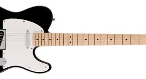 Squier by Fender Sonic Telecaster, gitara elektryczna, podstrunnica klonowa, biała płyta do uderzenia, czarna Squier by Fender Sonic Telecaster, gitara elektryczna, podstrunnica klonowa, biała płyta do uderzenia, czarna