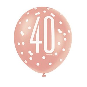 Oszałamiające balony lateksowe w kolorze różowego złota (30 cm) idealne na urodziny, rocznice i niezapomniane uroczystości 6 kt Oszałamiające balony lateksowe w kolorze różowego złota (30 cm) idealne na urodziny, rocznice i niezapomniane uroczystości 6 kt