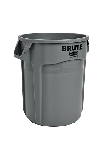 Rubbermaid Commercial Products Vented Brute okrągły pojemnik, 76 l, szary FG262000 Rubbermaid Commercial Products Vented Brute okrągły pojemnik, 76 l, szary FG262000