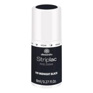 alessandro Striplac PEEL OR SOAK BABY PINK Vegan Lakier do paznokci, Rozmiar: 8 ml, Midnight black alessandro Striplac PEEL OR SOAK BABY PINK Vegan Lakier do paznokci, Rozmiar: 8 ml, Midnight black
