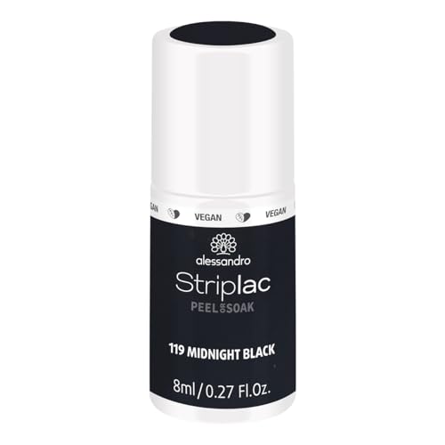 alessandro Striplac PEEL OR SOAK BABY PINK Vegan Lakier do paznokci, Rozmiar: 8 ml, Midnight black alessandro Striplac PEEL OR SOAK BABY PINK Vegan Lakier do paznokci, Rozmiar: 8 ml, Midnight black