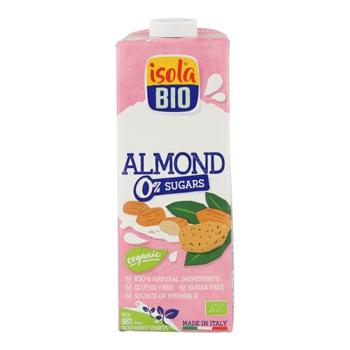 Napój migdałowy bez cukru bezglutenowy Bio 1 l Isola Napój migdałowy bez cukru bezglutenowy Bio 1 l Isola