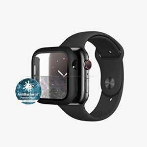 Szkło antybakteryjne + etui Panzerglass Full Body Apple Watch SE / 2022 6 5 4, 44mm, czarna ramka Szkło antybakteryjne + etui Panzerglass Full Body Apple Watch SE / 2022 6 5 4, 44mm, czarna ramka