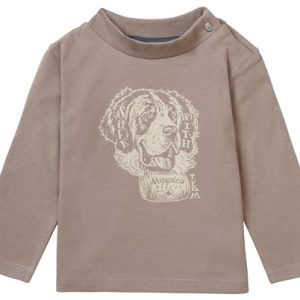 Noppies Baby T shirt z długim rękawem dla chłopców i Thornton, Rock Ridge N118, 56