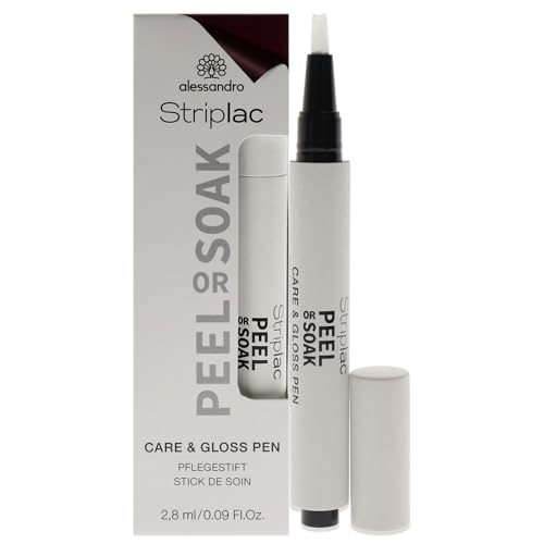 alessandro Striplac Peel Or Soak Care & Gloss Finish sztyft do pielęgnacji/połysku podczas podróży i w podróży, 2,8 ml alessandro Striplac Peel Or Soak Care & Gloss Finish sztyft do pielęgnacji/połysku podczas podróży i w podróży, 2,8 ml