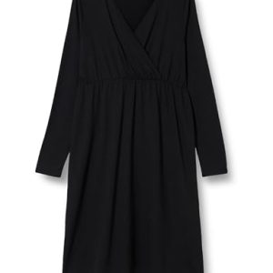 Noppies Sukienka damska Hollywood Nursing z długim rękawem, Black P090, 42 Noppies Sukienka damska Hollywood Nursing z długim rękawem, Black P090, 42