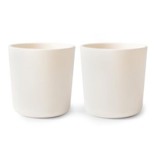 Mushie Kubeczki do zastawy stołowej dla dzieci Ivory 225 ml – 2-pak Mushie Kubeczki do zastawy stołowej dla dzieci Ivory 225 ml – 2-pak