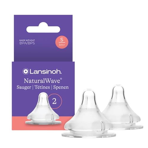 Lansinoh NaturalWave Smoczek do Butelki (S) Wolny Przepływ 2 szt. Antykolkowy Lansinoh NaturalWave Smoczek do Butelki (S) Wolny Przepływ 2 szt. Antykolkowy