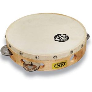 LP Latin Percussion CP Wood Tambourin Holz 20.3 cm einreihig mit Fell CP378 LP Latin Percussion CP Wood Tambourin Holz 20.3 cm einreihig mit Fell CP378