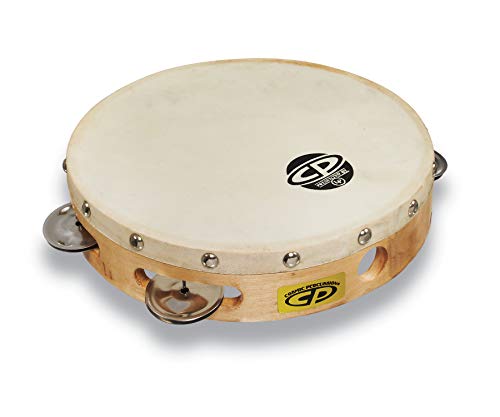 LP Latin Percussion CP Wood Tambourin Holz 20.3 cm einreihig mit Fell CP378